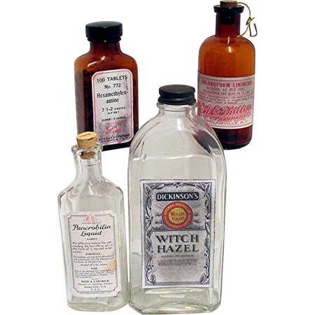 old apothecary bottles