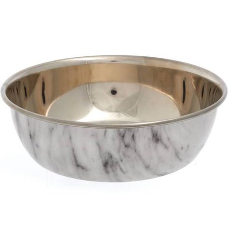 Top Paw Marble Stainless Steel Dog Bowl size: 90 FL Oz, stainless steel/steel