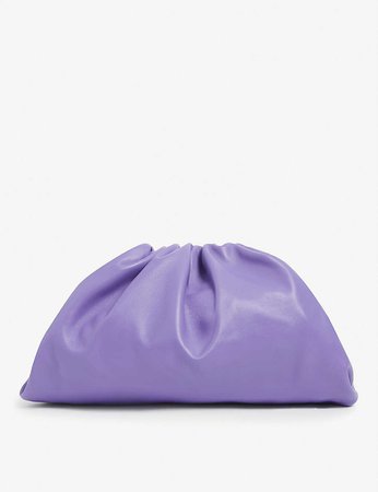 BOTTEGA VENETA - The Pouch medium leather clutch bag | Selfridges.com
