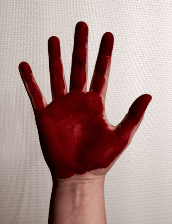 blood hand