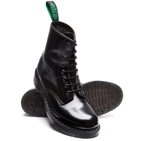 black solovair boots