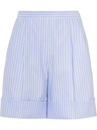 Miu Miu, Striped Oxford Shorts