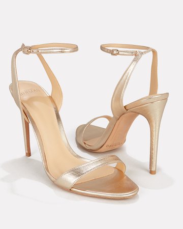 Willow Gold Leather Sandals