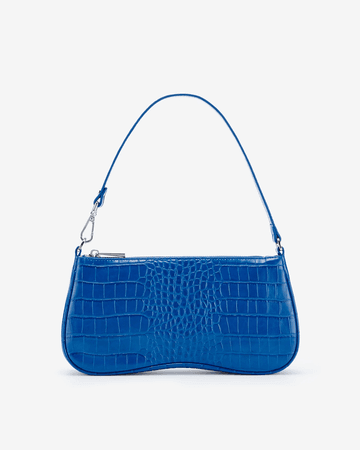 JW PEI Women's Eva Shoulder Handbag - Classic Blue Croc  $59.00 USD