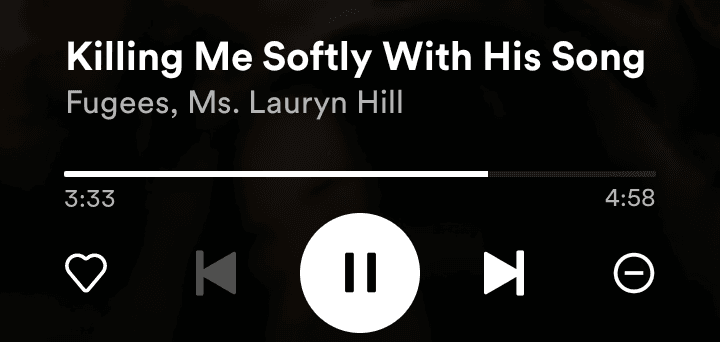 killing me softly - fugees and lauryn hill