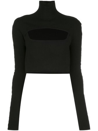 Dion Lee Cropped Funnel Neck Top - Farfetch