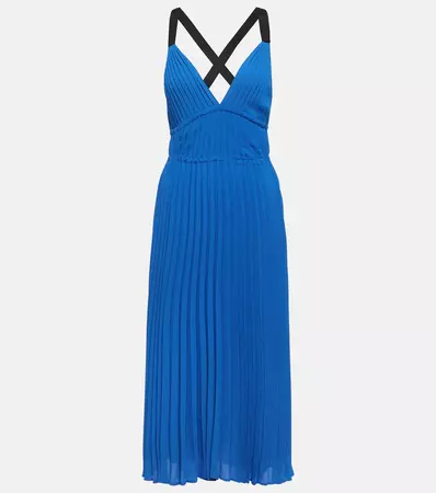 White Label Broomstick Maxi Dress in Blue - Proenza Schouler | Mytheresa