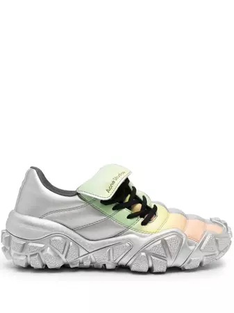 Acne Studios Bolzter Football Quilted Sneakers - Farfetch