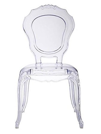 Queen Clear Chair | Modern Furniture • Brickell Collection