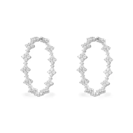 Spark Hoop Earrings - Silver | APM Monaco