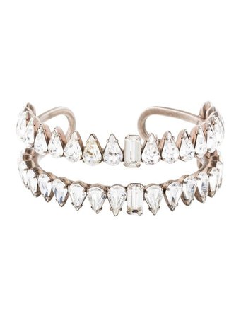 Dannijo Stanton Crystal Cuff - Bracelets - W1J22064 | The RealReal