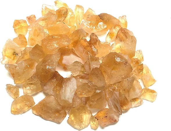 Amazon.com: Zentron Crystal Collection: Rough Citrine Crystal Stone, Comes with Velvet Bag (1/2 Pound) : Home & Kitchen