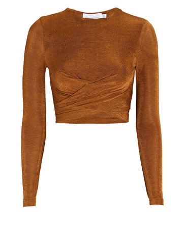 Significant Other Texas Twisted Jersey Crop Top | INTERMIX®