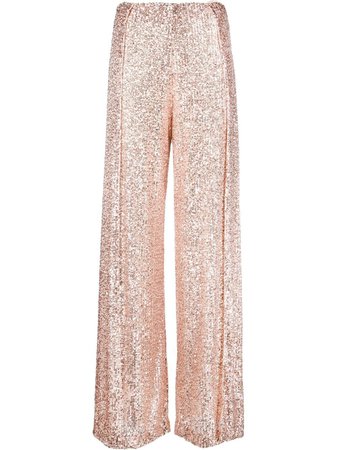 TOM FORD Sequined wide-leg Trousers - Farfetch