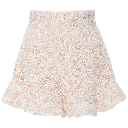 Alexis Barron Ruffled Lace Shorts ($365)