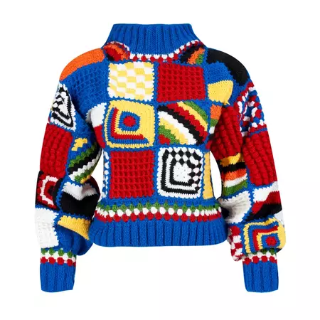 Colorful Blocks Sweater | Society Mano | Wolf & Badger