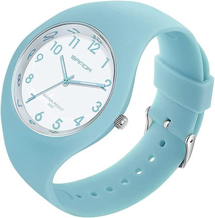 Amazon.com: XCZAP Fashion Jelly Series Ladies Silicone Strap Electronic Quartz Sports Waterproof Watch (Purple) : Clothing, Shoes & Jewelry