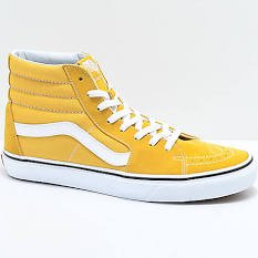 black and yellow high top vans - Google Search