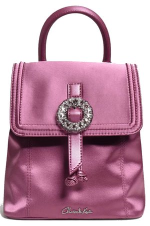 Pink Backpack Satin