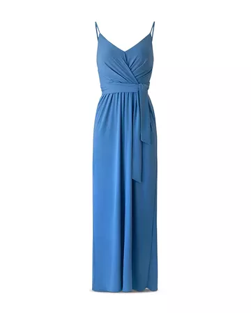BCBGeneration Faux Wrap Maxi Dress | Bloomingdale's blue