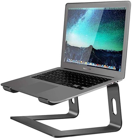 Amazon.com: Soundance Laptop Stand, Aluminum Computer Riser, Ergonomic Laptops Elevator for Desk, Metal Holder Compatible with Mac MacBook Pro Air, Lenovo, HP, Dell, More 10-15.6 Inch PC Notebook, LS1 Silver: Office Products