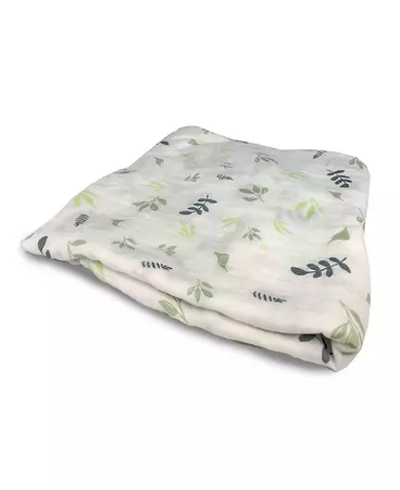 BedVoyage Panda Baby Viscose from Bamboo Muslin Swaddle - Leaf - Macy's