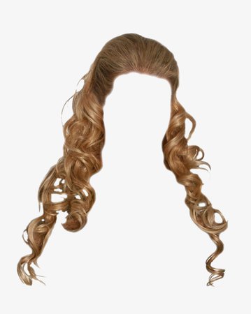 Kim Long Curls, Wig, Hairdressing PNG and PSD File for Free Download