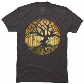 Druid Tree Mens Graphic T-shirt - Design By Humans : Target