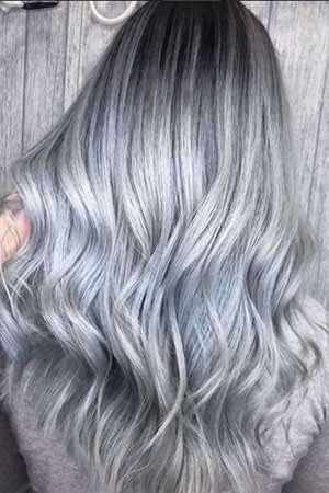 silver hair