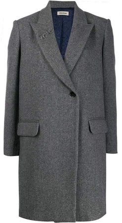 Zadig&Voltaire fitted single-breasted coat
