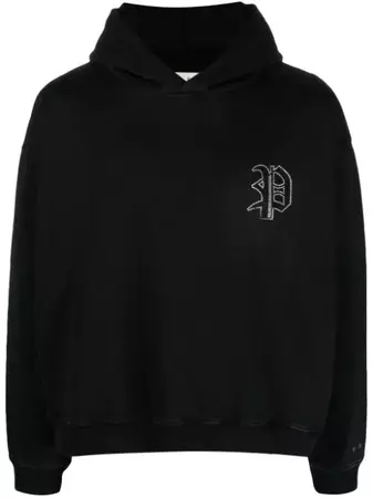 Paura logo-embellished Cotton Jersey Hoodie