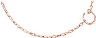 CRN7413500 - Juste un Clou necklace - Pink gold, diamonds - Cartier