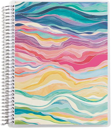 Amazon.com: 7" x 9" Spiral Bound Graph Paper Notebook - Layers. 160 Page Writing, Drawing & Art Grid Ruled Notebook. 80Lb Thick Mohawk Paper. Stickers Included by Erin Condren. : מוצרים למשרד
