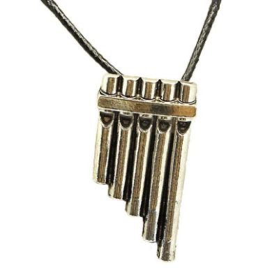 Peter Pan pipe necklace