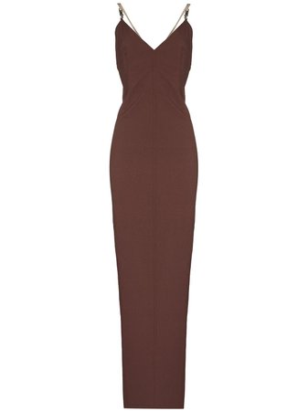 Shop brown Rick Owens Maillot sweetheart maxi dress with Express Delivery - Farfetch