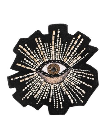 Isabel Marant LOOK AT ME Embroidered Eye Brooch - Brooches - ISA68425 | The RealReal