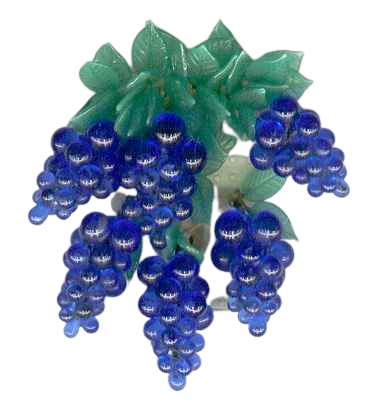 Haskell 1920s grapes brooch