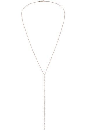 Anita Ko | 18-karat rose gold diamond necklace | NET-A-PORTER.COM