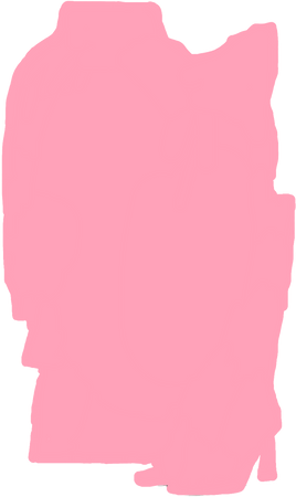 pink outline