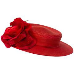 retro red hat