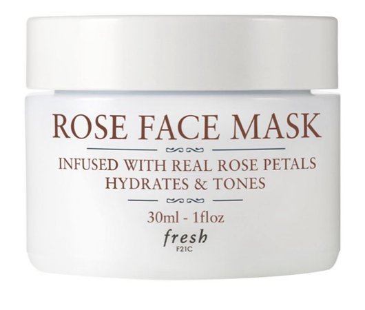 Rose face mask