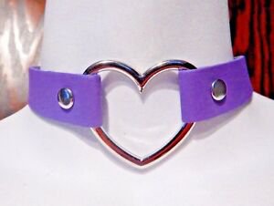 Pastel Purple Heart Choker