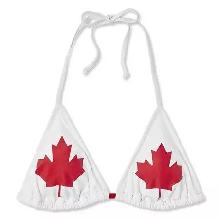 George Women's Canada Day Triangle Bikini Top - Walmart.ca