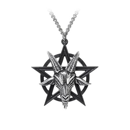 Baphomet Pentagram Necklace - Goodgoth.com