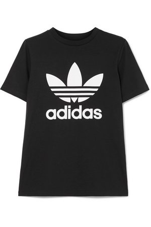 adidas Originals | Trefoil T-Shirt aus Stretch-Baumwoll-Jersey | NET-A-PORTER.COM