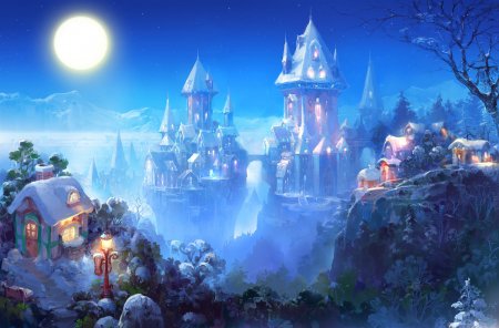 Snow castle - Fantasy & Abstract Background Wallpapers on Desktop Nexus (Image 2419520)