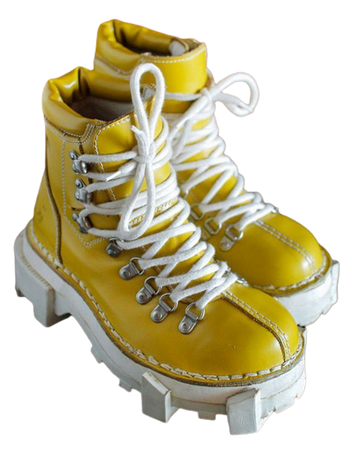 yellow boots