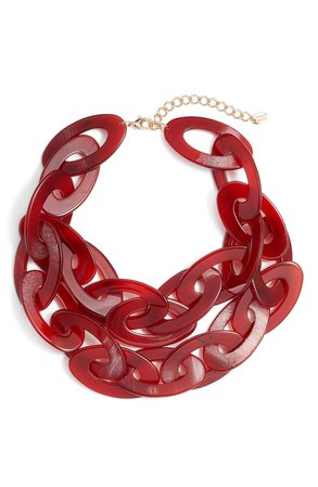 Stella + Ruby Chunky Acrylic Necklace | Nordstrom