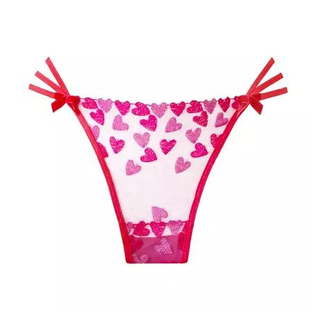 Dancing Hearts Thong | LEONESSA Lingerie | Wolf & Badger