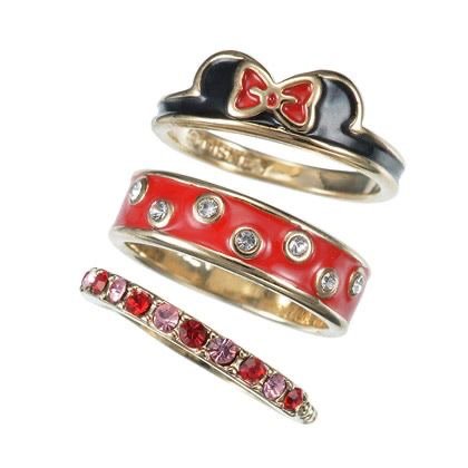 Minnie Mouse Ring Set